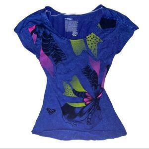 Blue Women’s Roxy short sleeve t-shirt size small